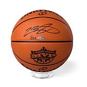 NBA LeBron James Signed 2009 MVP Logo Basketball